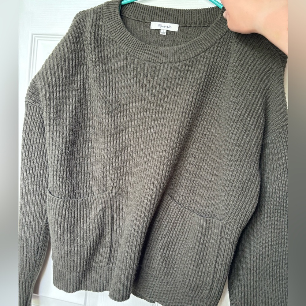 Madewell medium cropped sweater
